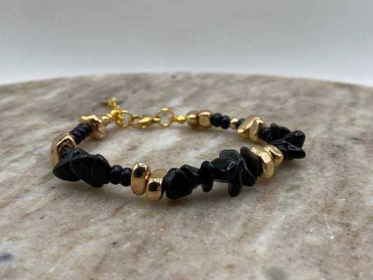 Black rock bracelet